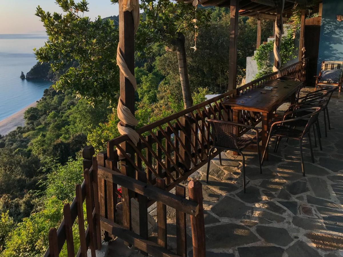 Balcony On The Rocks Villa Agioi Saranta Dış mekan fotoğraf