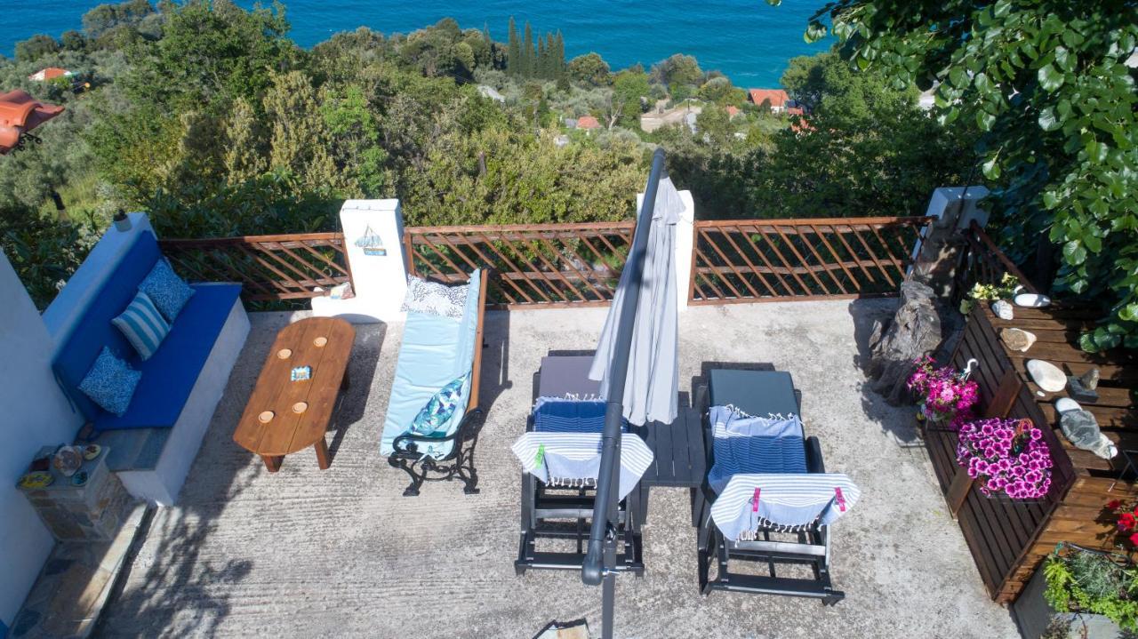 Balcony On The Rocks Villa Agioi Saranta Dış mekan fotoğraf