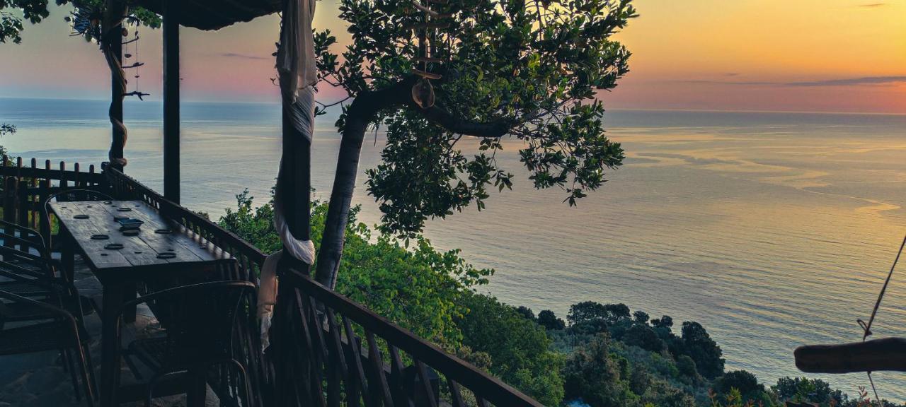 Balcony On The Rocks Villa Agioi Saranta Dış mekan fotoğraf